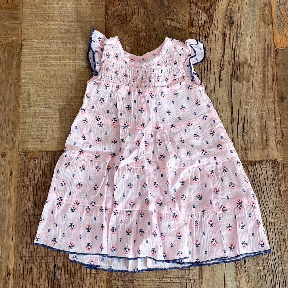 Carter’s baby girl pink dress with flower design